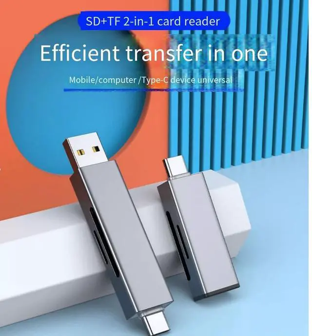 Alt view image 2 of 4 - USB3.0 Camera card reader USB3.0 high-speed multi-function all-in-one universal sd memory card tf storage to Typec Mobile phone otg Computer tablet for Apple 16 Huawei ipad Canon ccd read Type-C port