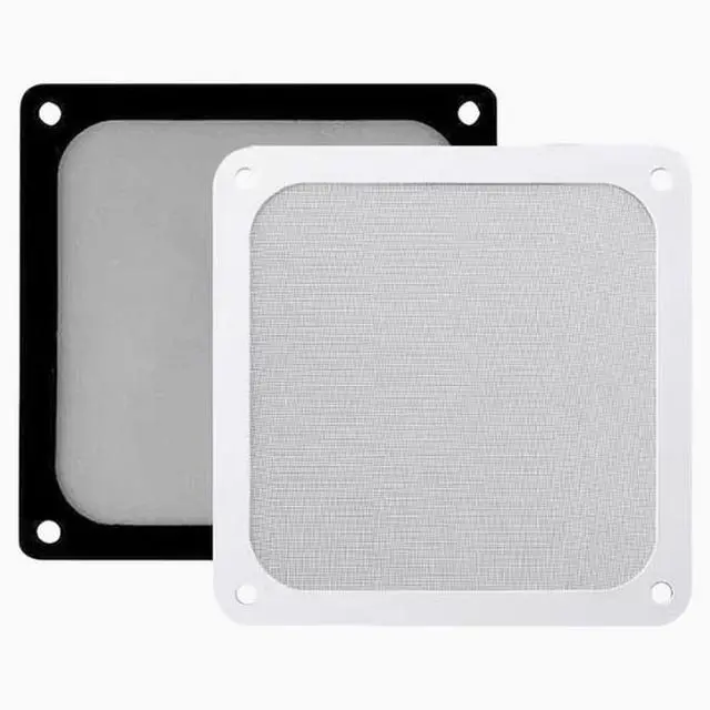 Alt view image 4 of 4 - 12cm chassis air filter Magnetic holes with border filter Fan mesh cover nylon fine mesh