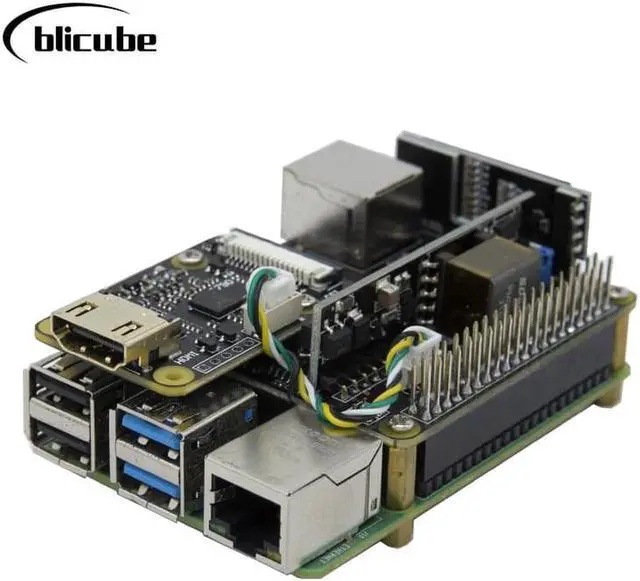 Alt view image 3 of 4 - PiKVM v3 BliKVM HAT "KVM over IP" Raspberry Pi 4b PoE HDMI CSI