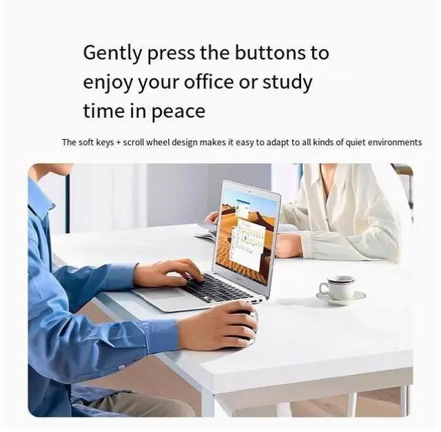 Alt view image 5 of 6 - UGREEN 2.4G wireless ergonomic mouse, wireless Bluetooth, silent office, hand-protecting laptop, upright vertical mouse