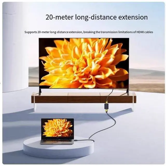Alt view image 3 of 6 - UGREEN HDMI 2.0 master-to-female extender 4K60HZ connection TV, computer, projector converter to connector