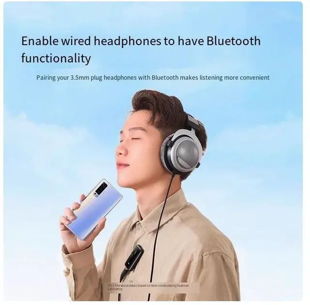 Alt view image 4 of 7 - Ugreen Bluetooth Receiver 5.0, old-fashioned audio power amplifier, wired headphones to wireless headphone amplifier, aux audio adapter