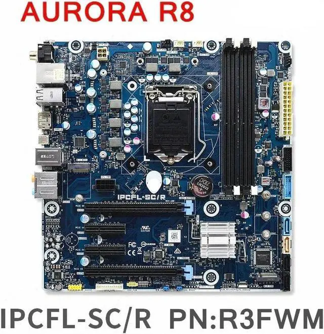 Main image of For AURORA R8 IPCFL-SC/R Desktop Motherboard LGA 1151 Z370 DDR4 PN: 0R3FWM R3FWM 02XRCM 2XRCM