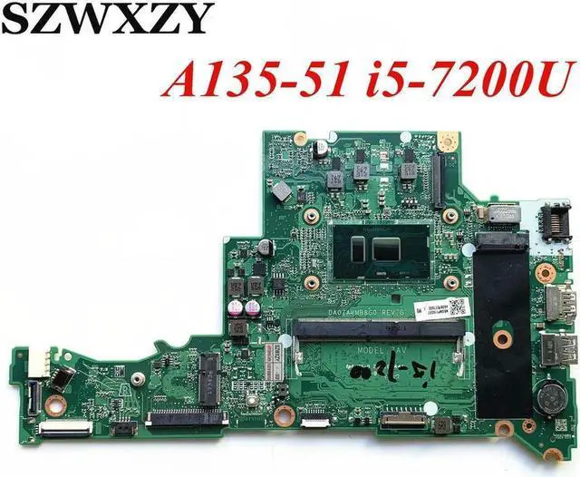 Main image of NBGNP11009 For Aspire A315 A315-51 Laptop Motherboard i5-7200u CPU 4GB RAM DA0ZAVMB8G0