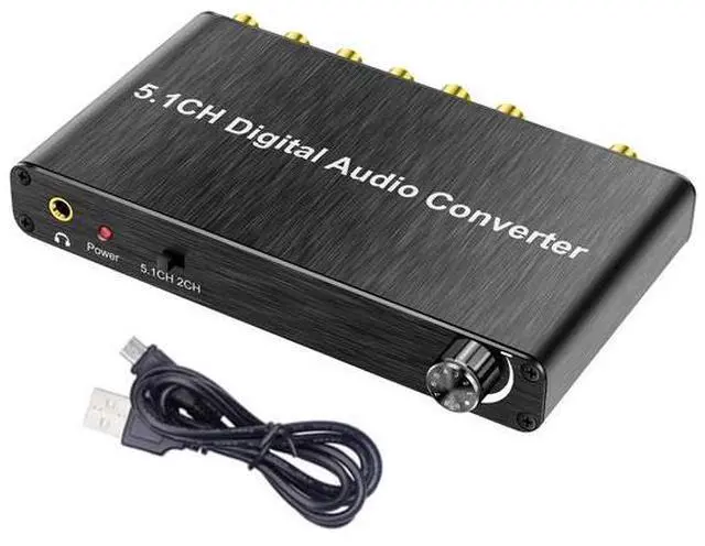 Main image of 5.1 Audio decoder Digital Audio Converter DTS/AC3 Dolby Decoder SPDIF input to 5.1CH