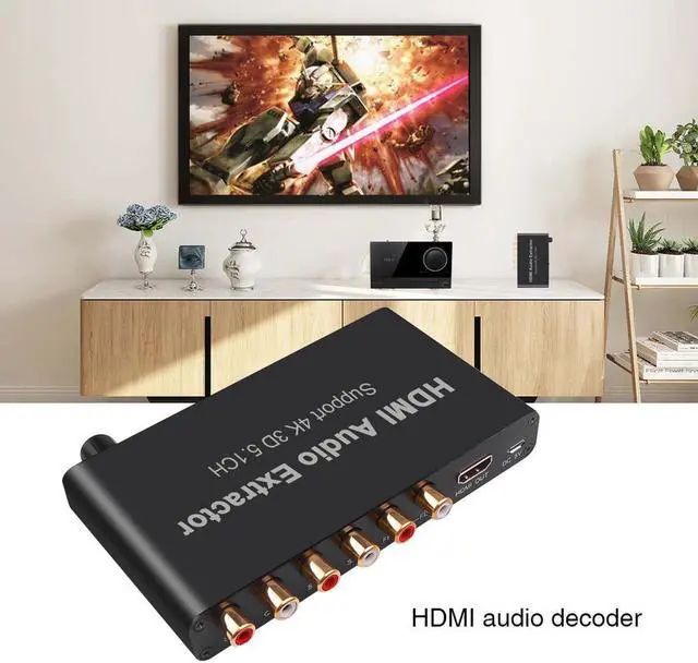 Alt view image 4 of 5 - HDMI audio decoder, HDMI 5.1 audio decoder, Dolby 4K 3D