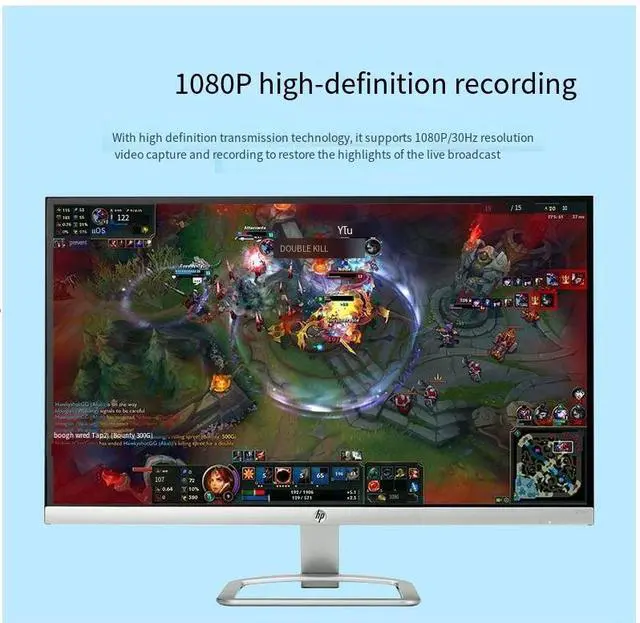 Alt view image 4 of 7 - HDMI capture card, USB high-definition video recording box, OBS game live streaming capture card, ring out 3.5 microphone