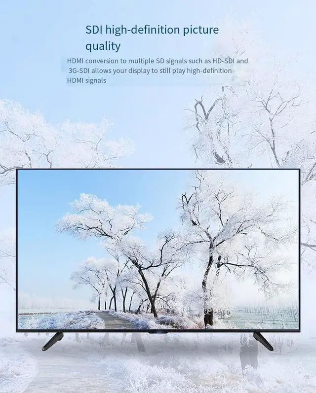 Alt view image 4 of 5 - HDMI to SDI converter, video to SDI signal output wide voltage HDMI converter, SDI extender