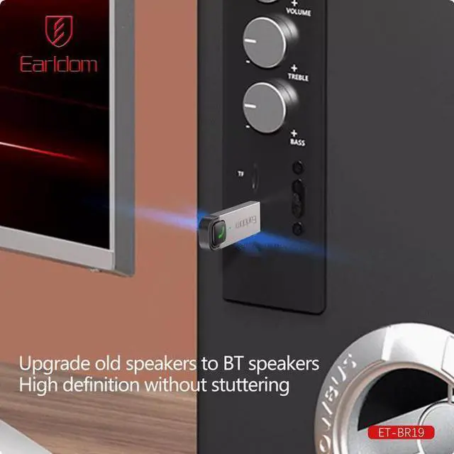 Alt view image 3 of 7 - The car Bluetooth 5.3 receiver, car audio navigation, mobile phone call lossless stereo audio adapter supports SBC sound quality