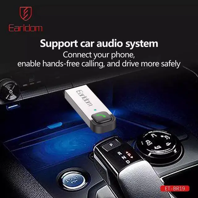 Alt view image 5 of 7 - The car Bluetooth 5.3 receiver, car audio navigation, mobile phone call lossless stereo audio adapter supports SBC sound quality