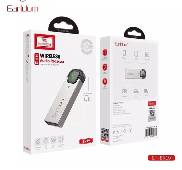 Alt view image 7 of 7 - The car Bluetooth 5.3 receiver, car audio navigation, mobile phone call lossless stereo audio adapter supports SBC sound quality