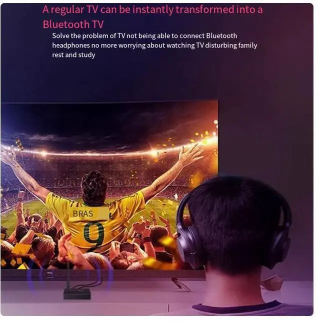 Alt view image 4 of 5 - Coaxial Bluetooth Audio Transmitter 5.0 Digital fiber Spdif TV Computer Bluetooth Headset adapter