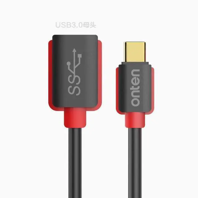 Alt view image 2 of 4 - The ONTEN Type-C to usb 3.0  female Android phone connection cable and data cable are suitable for mobile phones, computers and tablets White