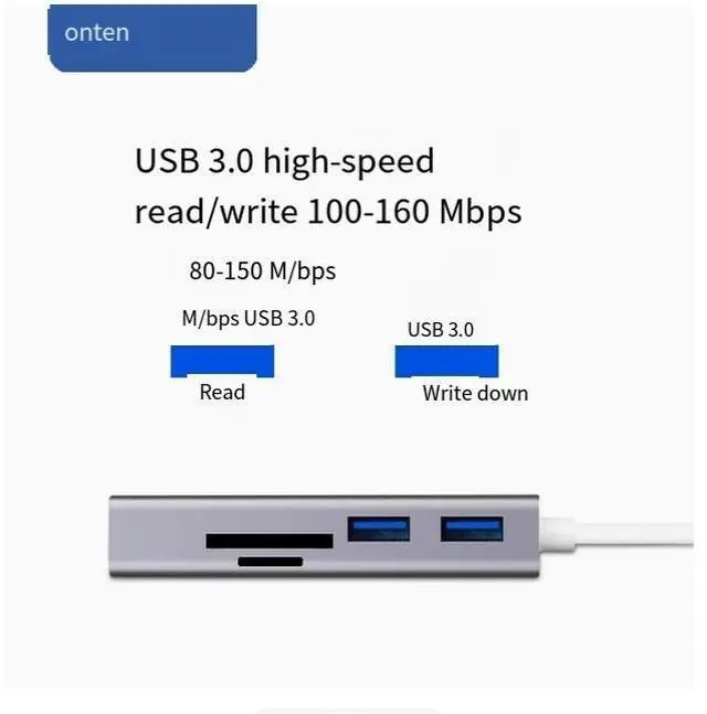 Alt view image 2 of 3 - Usb 3.0 SD/CF card high-speed  multi-functional card reader, all-in-one mobile phone tf computer USB flash drive US expansion notebook multi-interface memory card