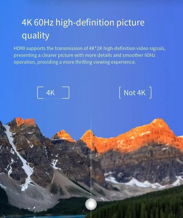 Alt view image 5 of 7 - 4K60hz Type-C to HDMI cable high-definition screen mirroring device PD3.0 power supply The line is 1.8 meters long