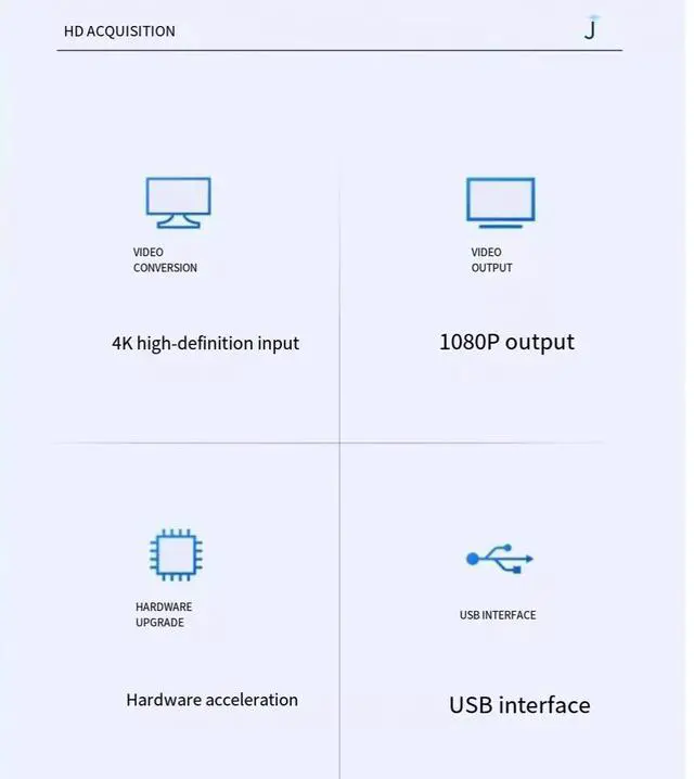 Alt view image 5 of 5 - usb video capture card for live streaming, HDMI high-definition video recording for PS4/xbox/NS game consoles and laptops