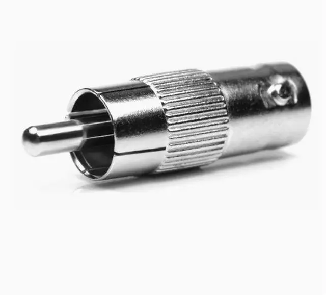 Main image of BNC to AV conversion head, bnc joint female head to av conversion head, bnc to rca Q9 head, monitoring conversion head, camera/closed-circuit monitoring adapter, av public rotation bnc female welding
