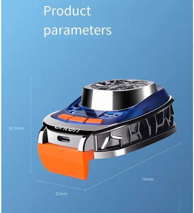 Alt view image 7 of 7 - TYPE-C interface mobile phone cooler, a large-area cooling semiconductor cooling wonder specifically designed for game live streaming, suitable for both Apple and Android devices