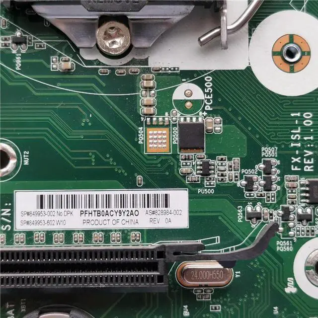 Alt view image 2 of 3 - Desktop Motherboard For 280 G2 MT 849953-002 828984-002 LGA1151 H110 FX-ISL-1 REV:1.0 Fully Tested Good