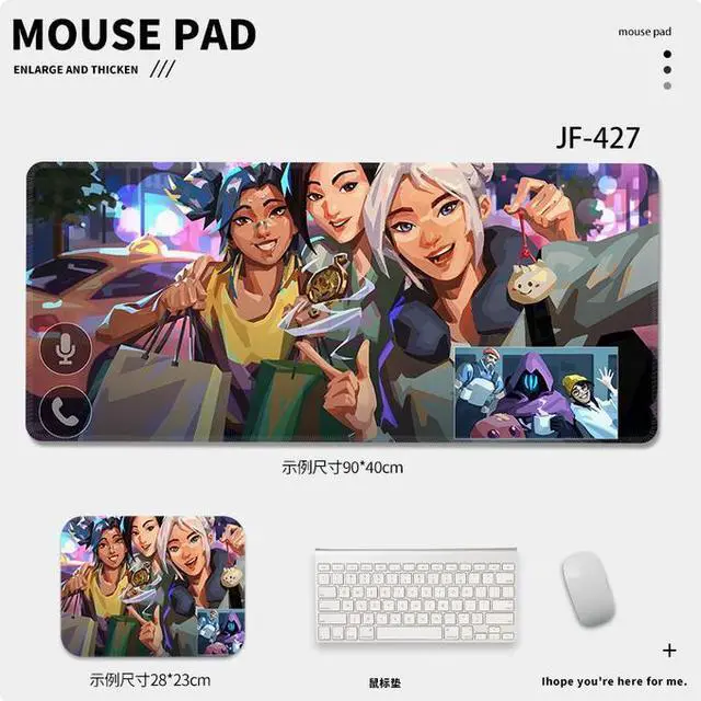 Main image of VALORANT game mouse pad Extended Gaming Mouse Pad with Stitched Edges,  Large Mouse pad with Non-Slip Rubber Base for Work & Gaming, Office & Home,