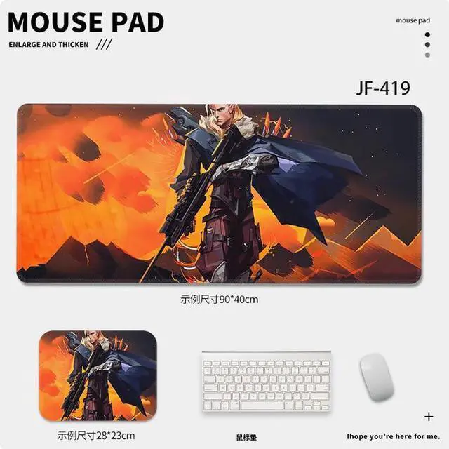 Main image of VALORANT game mouse pad Extended Gaming Mouse Pad with Stitched Edges, Large Mouse pad with Non-Slip Rubber Base for Work & Gaming, Office & Home,