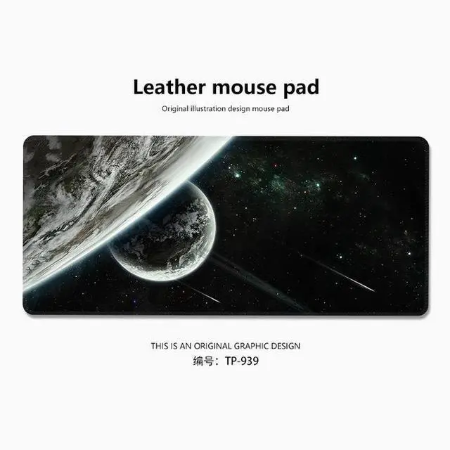 Main image of Cosmic starry sky theme mouse pad Extended Gaming Mouse Pad with Stitched Edges Large Mouse pad with Non-Slip Rubber Base for Work & Gaming, Office & Home,800*300mm