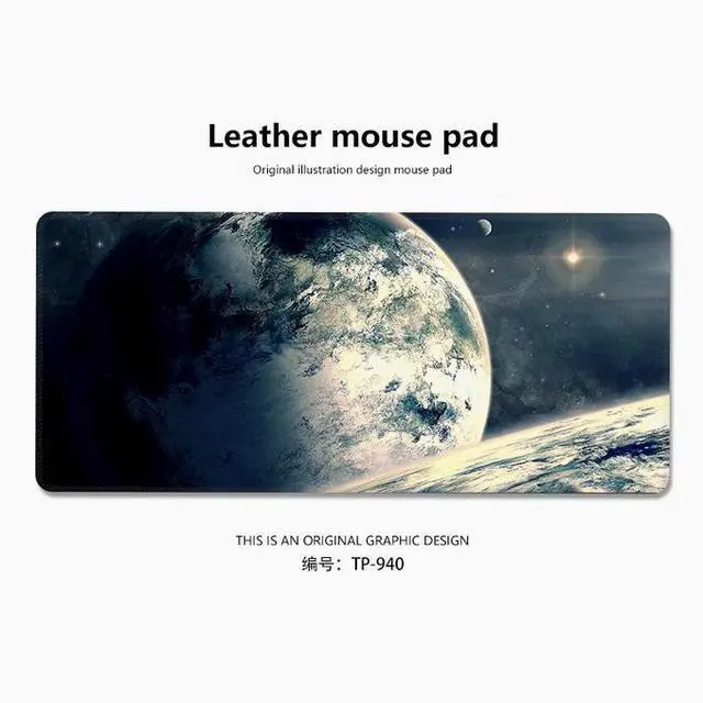 Main image of Cosmic starry sky theme mouse pad Extended Gaming Mouse Pad with Stitched Edges Large Mouse pad with Non-Slip Rubber Base for Work & Gaming, Office & Home,800*300mm