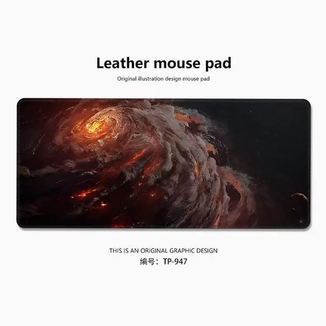 Main image of Cosmic starry sky theme mouse pad Extended Gaming Mouse Pad with Stitched Edges Large Mouse pad with Non-Slip Rubber Base for Work & Gaming, Office & Home,800*300mm