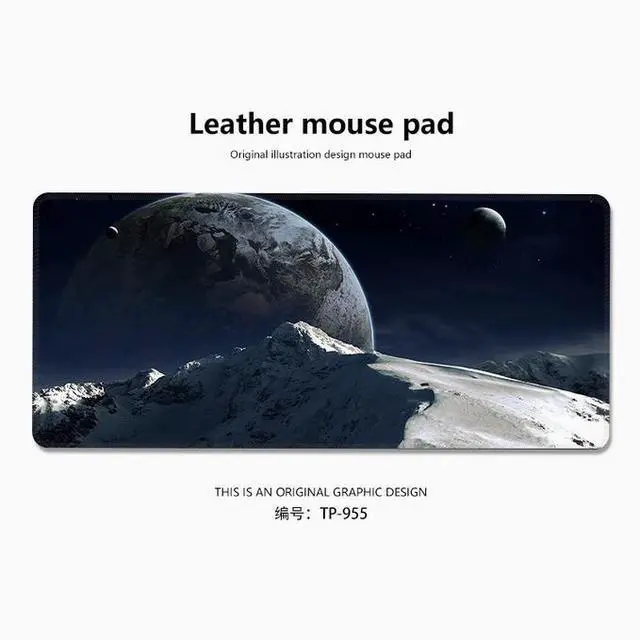 Main image of Cosmic starry sky theme mouse pad Extended Gaming Mouse Pad with Stitched Edges Large Mouse pad with Non-Slip Rubber Base for Work & Gaming, Office & Home,800*300mm
