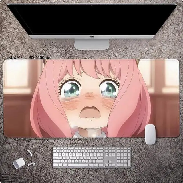 Main image of SPY×FAMILY Anya  anime mouse pad Extended Gaming Mouse Pad with Stitched Edges Large Mouse pad with Non-Slip Rubber Base  for Work & Gaming, Offi ce & Home, 900*400mm