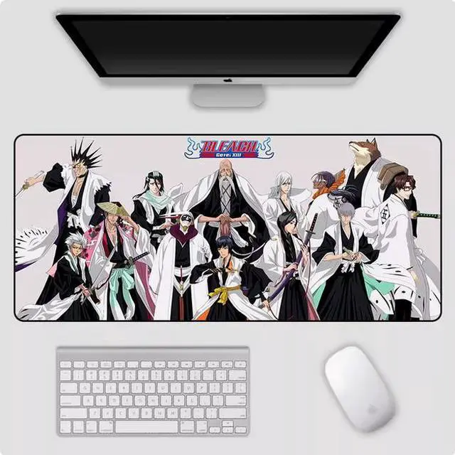 Main image of BLEACH anime mouse pad Extended Gaming Mouse Pad with Stitched Edges Large Mouse pad with Non-Slip Rubber Base for Work & Gaming, Offi ce & Home, 900*400mm