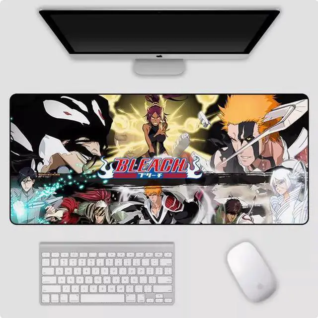 Main image of BLEACH anime mouse pad Extended Gaming Mouse Pad with Stitched Edges Large Mouse pad with Non-Slip Rubber Base for Work & Gaming, Offi ce & Home, 900*400mm