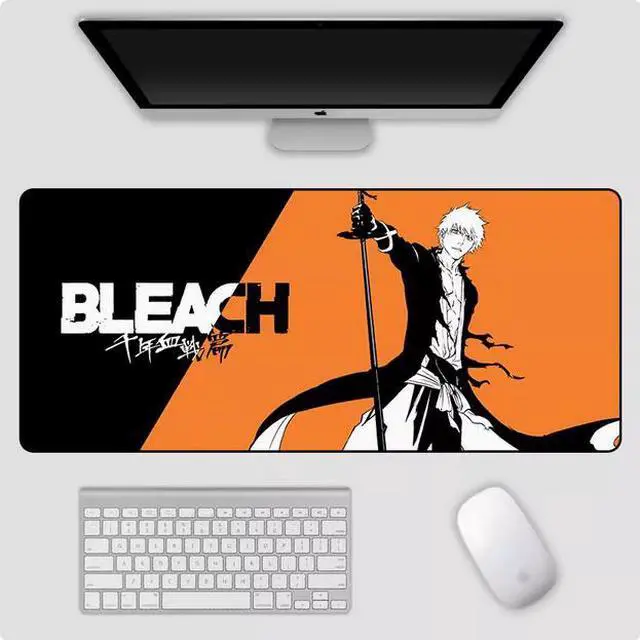Main image of BLEACH anime mouse pad Extended Gaming Mouse Pad with Stitched Edges Large Mouse pad with Non-Slip Rubber Base for Work & Gaming, Offi ce & Home, 900*400mm