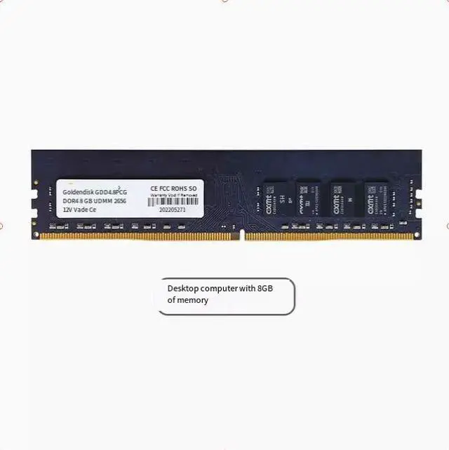 Main image of Goldendisk 8GB DDR4 2666MHz 288-PIN UDIMM 1.2V Changxin Chip desktop computer memory stick