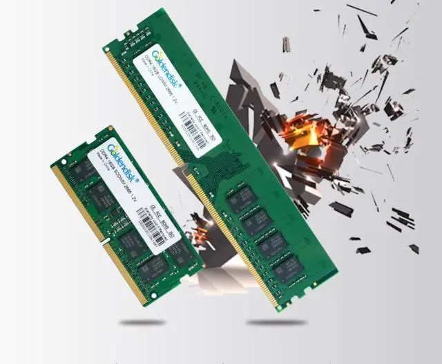 Main image of Goldendisk 8GB DDR4 2666MHz 288-PIN UDIMM 1.2V CL17 desktop computer memory stick supports XMP2.0 overclocking