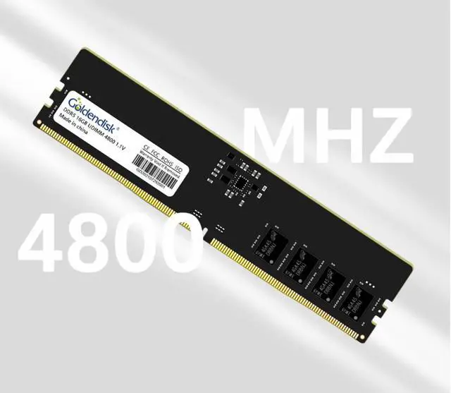 Main image of Goldendisk 32GB DDR5 4800MHz 288-PIN UDIMM 1.1V CL40 Micron chip desktop memory stick supports xmp3.0 overclocking