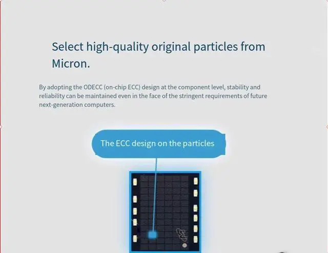 Alt view image 2 of 5 - Goldendisk 32GB DDR5 4800MHz 288-PIN UDIMM 1.1V CL40 Micron chip desktop memory stick supports xmp3.0 overclocking