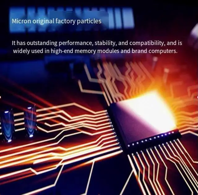 Alt view image 3 of 5 - Goldendisk 32GB DDR5 4800MHz 288-PIN UDIMM 1.1V CL40 Micron chip desktop memory stick supports xmp3.0 overclocking