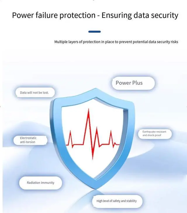 Alt view image 3 of 3 - Goldendisk SSD enterprise-level solid-state drive MSATA 3.0, notebook, desktop, server hard drive power failure protection