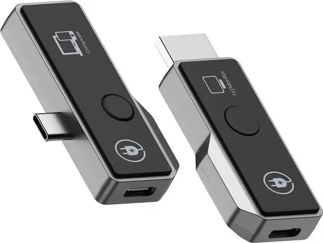Main image of Wireless HDMI Transmitter and Receiver, Support Type-C 3.1 USBC Port Smartphone/Tablet/Laptop, Plug and Play, Portable Wireless HDMI Extender Kit for Streaming Video/Audio to HDTV/Projector/Monitor