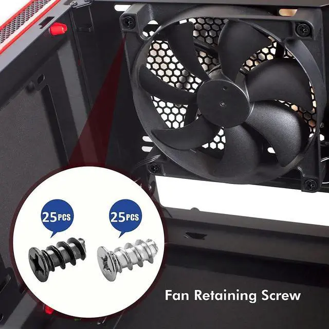 Alt view image 5 of 7 - 502pc Assorted PC Computer Screws Set | Motherboard Standoffs Screw Kit for HDD Hard Drive, Case, Fan, Graphics, Chassis, ATX Case for DIY & Repair