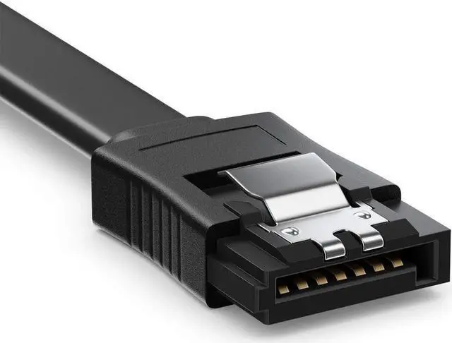 Alt view image 5 of 6 - SATA Cable III 10 Pack 6Gbps Straight HDD SDD Data Cable with Locking Latch 16 Inch(40cm) for SATA HDD, SSD, CD Driver, CD Writer