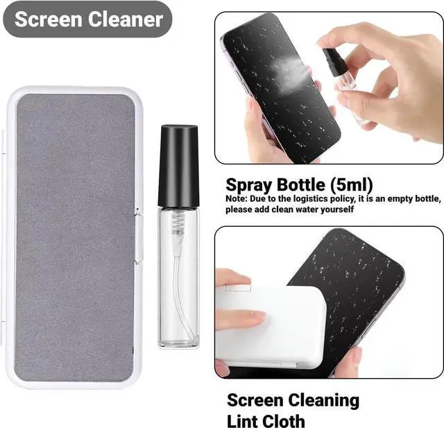 Alt view image 6 of 7 - 18 in 1 Electronic Cleaner Kit, Earbuds Laptop Computer Keyboard Cleaners Camera Earphone Clean Set, Tablet and Screen Dust Brush for MacBook PC Soft Sweep, Swipe Spray Bottle