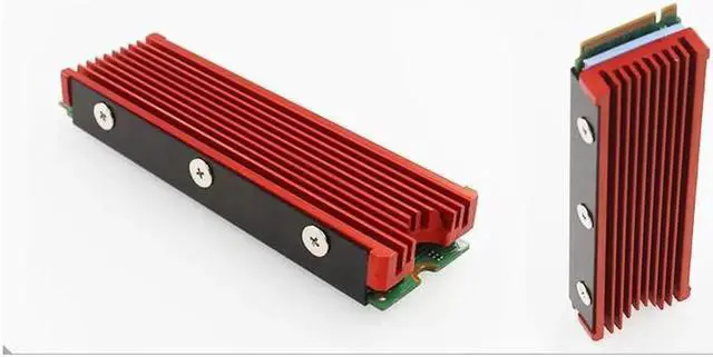 Alt view image 6 of 7 - M.2 NVMe Heatsink for SM951 SM961 950PRO XP9410 M.2 SSD Cooling Heatsink - Black, Support Playstaion 5 Cooling