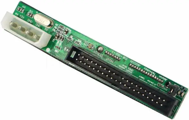Alt view image 2 of 4 - Sata to IDE Adapter Converter 1.5Gbs 2.5 Sata Female to 3.5 inch IDE Male 40 pin port Support ATA 133 100 SSD HDD CD DVD Serial