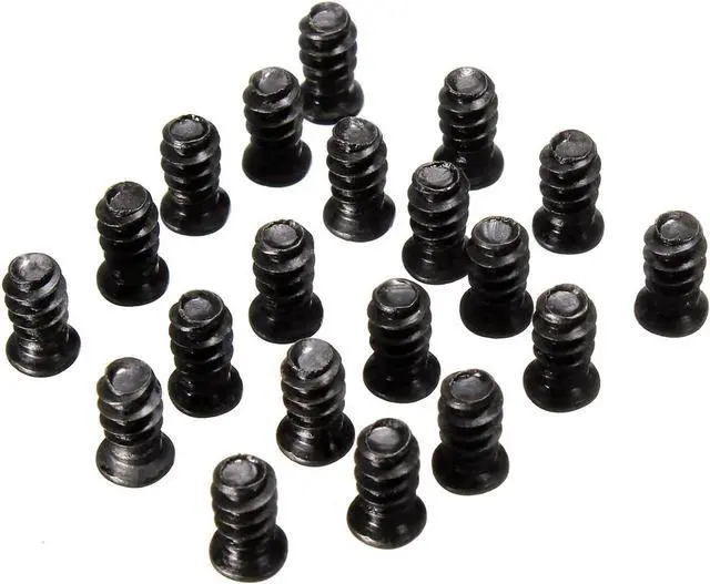 Main image of 20Pcs Computer PC Case Cooling Fan Mount Screws Black For Fans 60mm 80mm 120mm