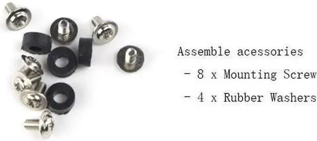 Alt view image 3 of 6 - Aluminum 2.5 " & 3.5 " SATA HDD SSD to 5.25 bracket adapter 2.5 to 5.25 or 3.5 to 5.25 hard drive bay converter mounting kit