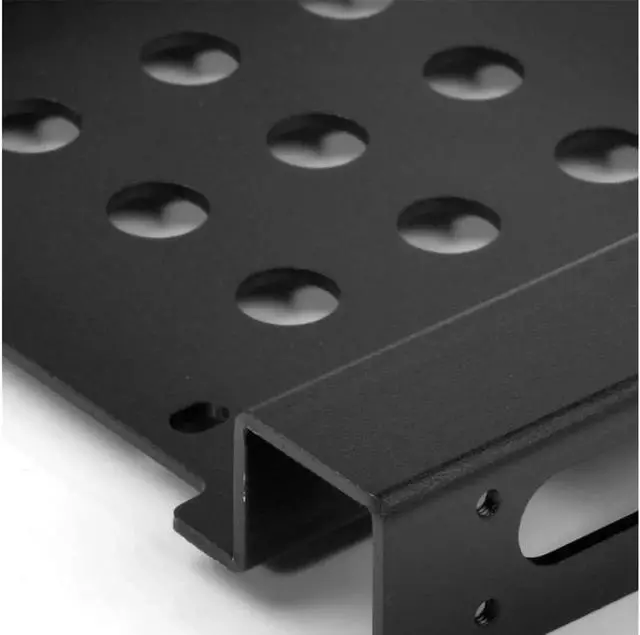 Alt view image 5 of 6 - Aluminum 2.5 " & 3.5 " SATA HDD SSD to 5.25 bracket adapter 2.5 to 5.25 or 3.5 to 5.25 hard drive bay converter mounting kit