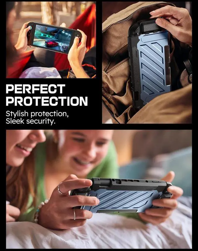 Alt view image 7 of 7 - SUPCASE for Nintendo Switch 2 Case 2025 (Unicorn Beetle Pro), [Military-Grade Protection] [Magnetic Joy Con Controllers Friendly] Dockable Integrated Cover Accessories for Nintendo Switch 2, Tilt