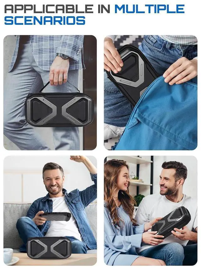 Alt view image 6 of 6 - SUPCASE for Nintendo Switch 2 Carrying Case 2025, [12 Game Card Storage] [Military-Grade Protection] Spacious Portable Hard Shell Travel Bag for Nintendo Switch 2 Console & Accessories, Black